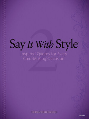 cover image of Say It with Style 2